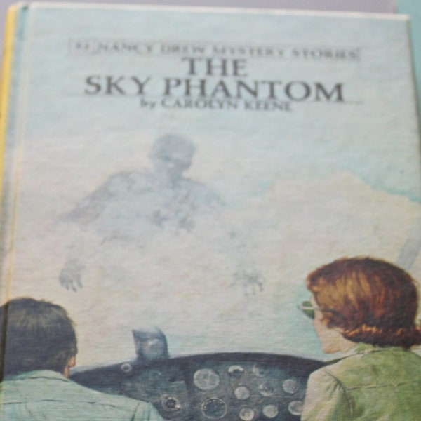 Vintage Nancy Drew Mystery The Sky Phantom Hardcover by Carolyn Keene 1976 No 53