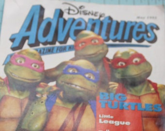 Retro Disney Adventures Magazine May 1993 Teenage Mutant Ninja Turtles
