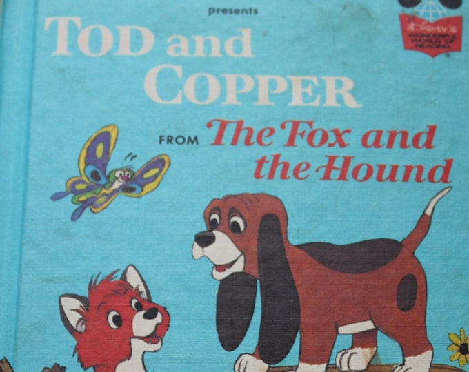 Walt Disney’s Presents Tod and Copper From the Fox and the Hound 1981 ...