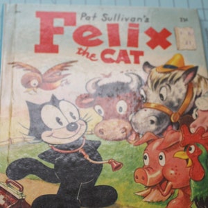 Pat Sullivan's Felix The Cat Children's Book Wonder Books 1953 Rare
