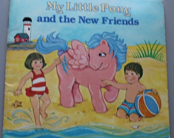 Vintage My Little Pony and the New Friends paperback book 1984 by Edith Adams