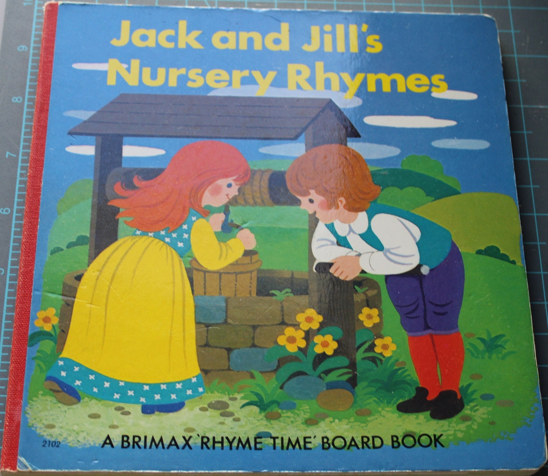 Jack and Jill's Nursery Rhymes A Brimax Rhyme Time Board Book Rare