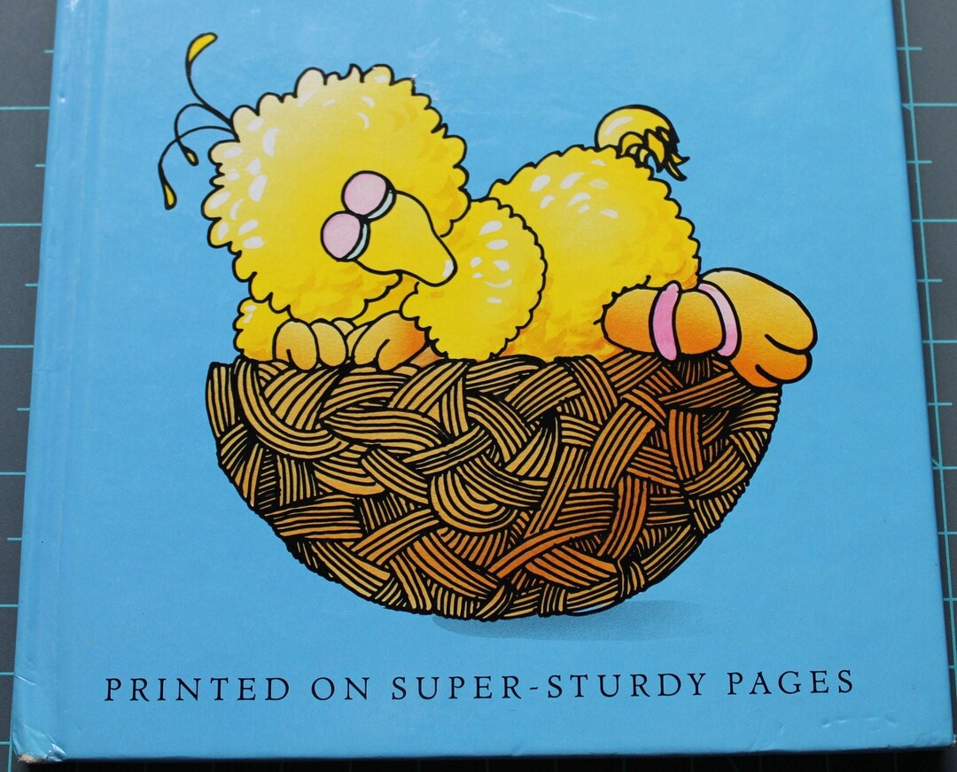 Naptime Sesame Street Toddler Book-1990 Rare Big Bird - Etsy