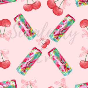 Alani nu seamless pattern, cherry twist alani seamless, cherry twist alani, alani pattern, trendy pattern