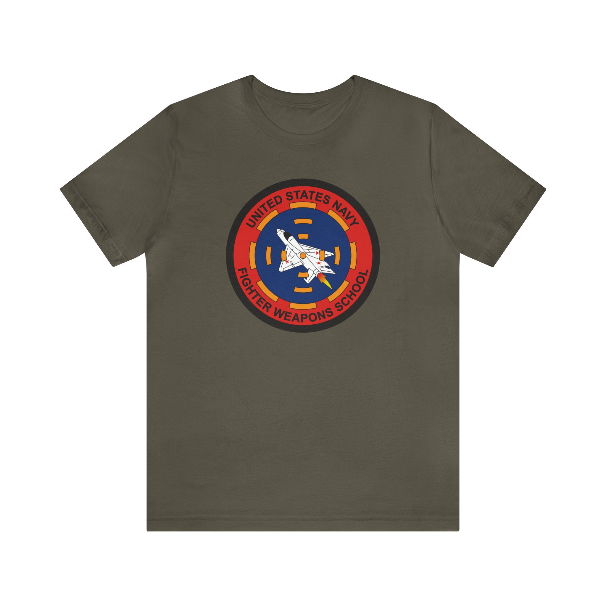 TOP GUN Fighter School Patch Unisex Jersey Short Sleeve Tee - Etsy