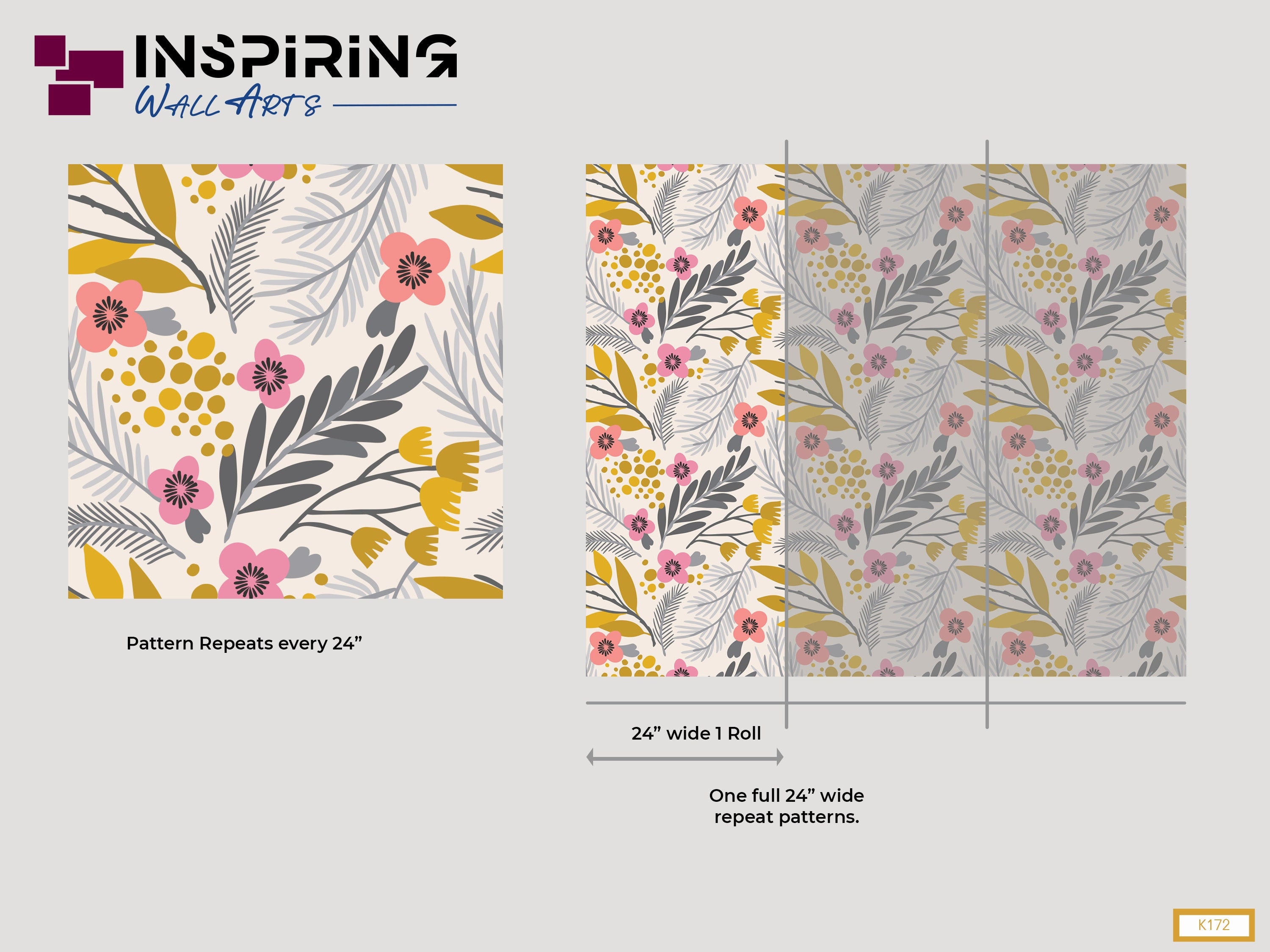Wallpaper Peel and Stick Fabric, Texture Canvas Removable Wallpaper With Floral Pattern