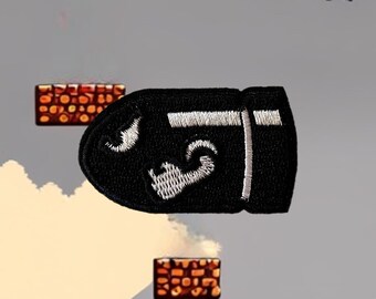 Super Mario Embroidered Iron On Patches! *FREE SHIPPING* (Item sizes in description)