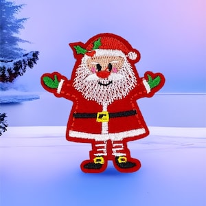 Kerstcollectie 3 geborduurde opstrijkpatches! *GRATIS VERZENDING* (Artikelgroottes in beschrijving)