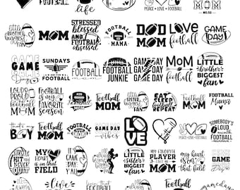 Football svg bundle, Football mom svg, Football mom t-shirt svg, Football Mom Life svg,Game day svg,Football Mom Dad Sister SVG,Football svg