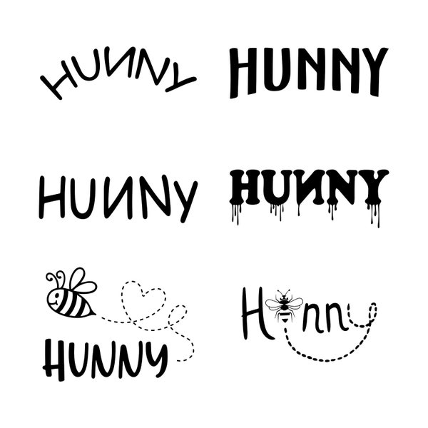 Hunny SVG, Hunny Design, Honey SVG, Hunny shirt SVG, Winnie the Pooh, Hunny Shirt Design, Hunny Clipart, Hunny pot, Honey pot, Cut File