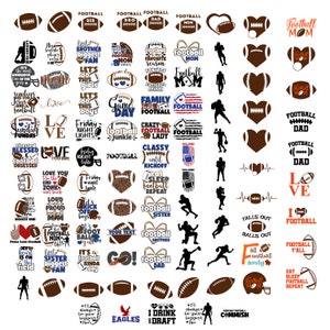 Football svg bundle, Football mom svg, Football mom t-shirt svg, Football Mom Life svg,Game day svg,Football Mom Dad Sister SVG,Football svg