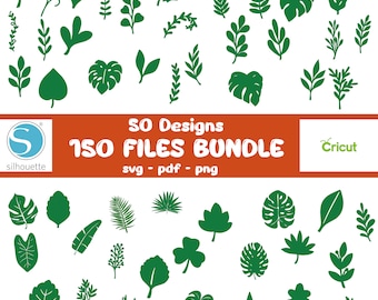 leaves svg, leaf svg, paper flower leaves svg, leaf templates svg, greenery svg, tropical leaves svg, botanical svg, Tropical leaves svg