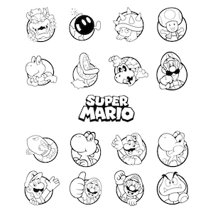 Pacchetto Super Mario in formato SVG, Super Mario in formato SVG, Yoshi in formato SVG, Super Mario in formato SVG a strati, Super Mario PNG, Pacchetto Mario in formato Svg, Yoshi in formato SVG, file di taglio Yoshi