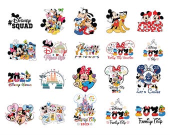 Family Trip 2025 Svg, Mouse and Friend Png, Family Vacation Png, Castle Png, Magical Kingdom Png, Best Day Ever Png, Vacay Mode Png