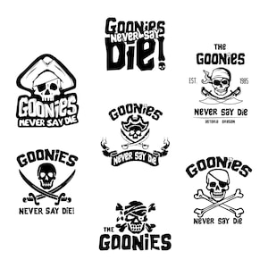 Goonies Never Say Die Svg png, Goonies Inspired svg, Goonies png svg, The Goonies svg, Goonies Never Say Die PNG file for sublimation