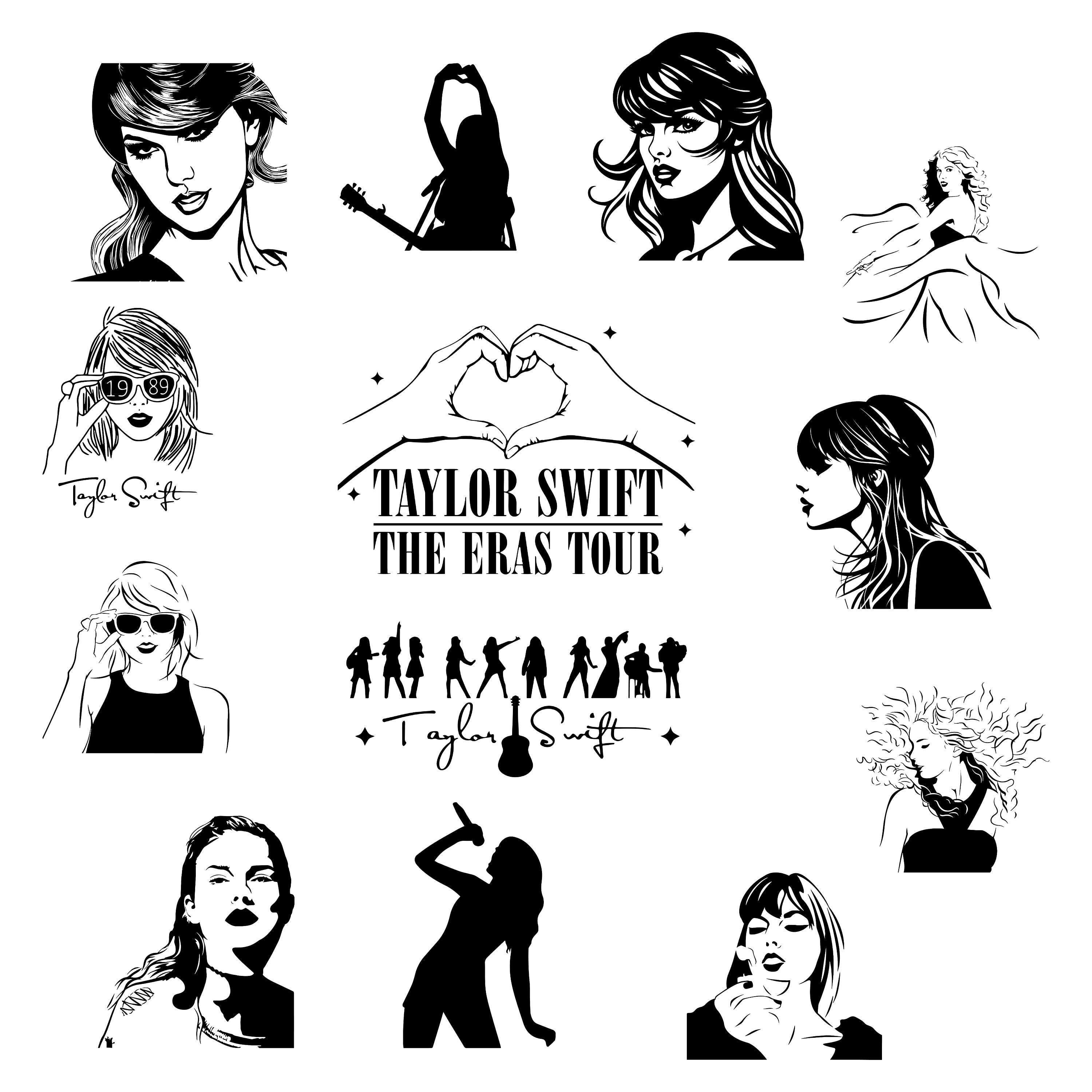Taylor Swift Eras Tour T Shirt Two Sides, Cheap Taylor Swift Merch -  Allsoymade, Swifty Merch