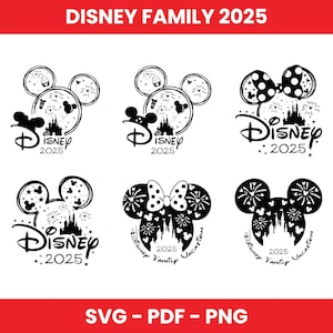 Family Trip 2025 Bundle SVG PNG, 2025 Family Vacation Png, Family Trip Sublimation Design, Vacay Mode Png, Magical Kingdom Trip 2025