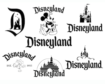 Disneyland Text SVG, Disneyland Alphabet SVG, Disneyland Font Svg, Letters SVG, Disneyland Word Symbol Svg, Vinyl Cut File, Pdf, Jpg, Png