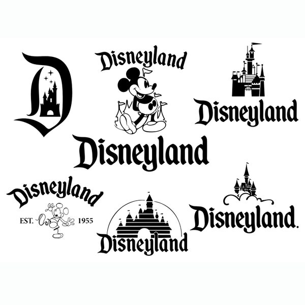 Disneyland Text SVG, Disneyland Alphabet SVG, Disneyland Font Svg, Letters SVG, Disneyland Word Symbol Svg, Vinyl Cut File, Pdf, Jpg, Png