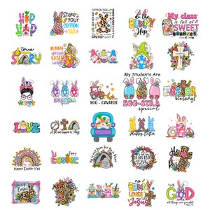 Happy Easter SVG Bundle, Easter SVG, Easter quotes, Easter Bunny svg, Easter Egg svg, Easter png, Spring svg, Cut Files for Cricut