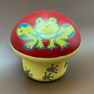 Mushroom Trinket Box, Office Storage for Desk Organization