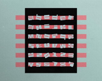 BOXY Typeface Print