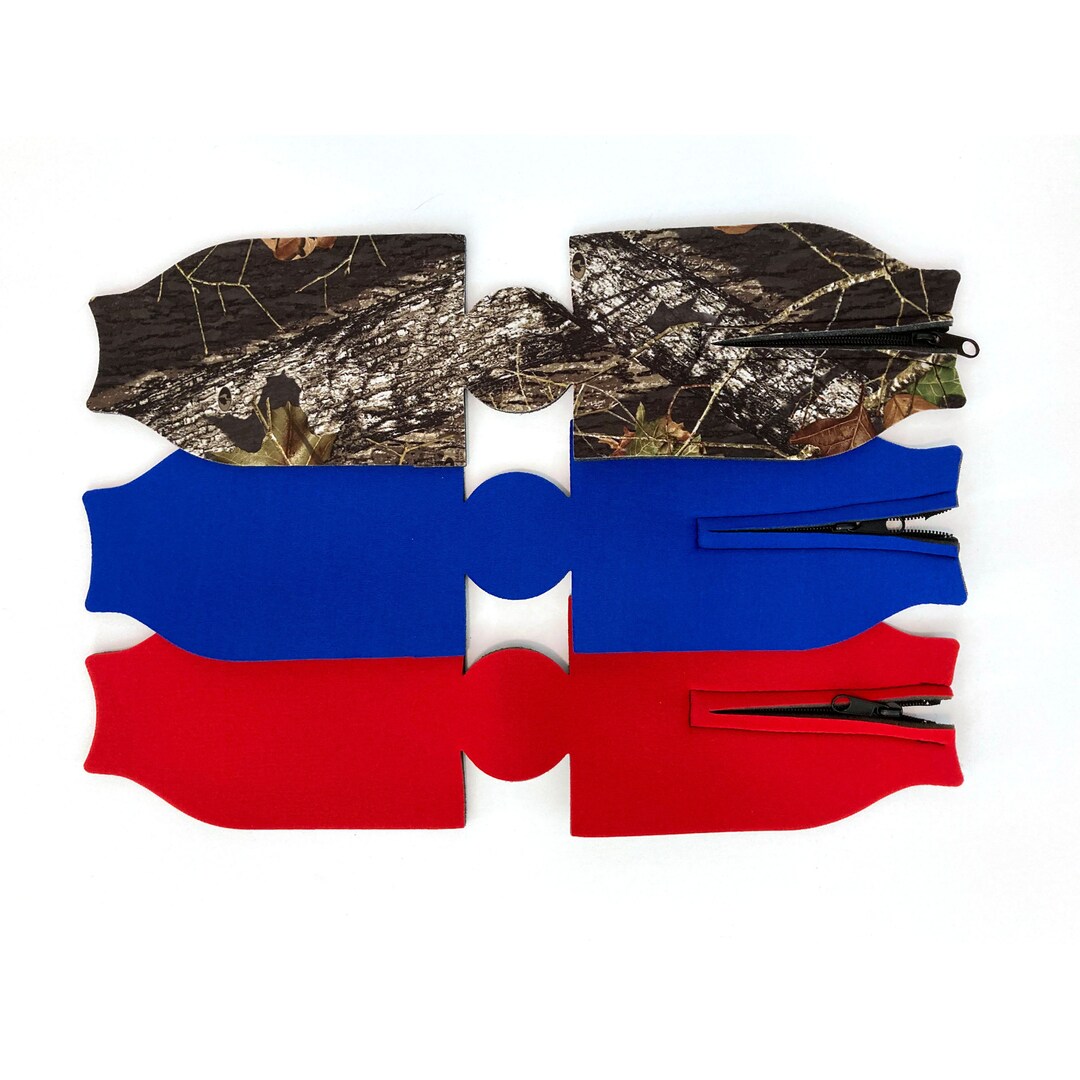 Bottle Coolers With Zippers, Unsewn Blanks, Personalized Bottle Cozy Etsy