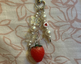 Strawberry Keychain