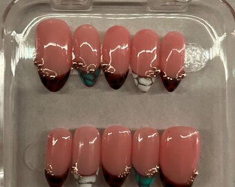 Tortoise  Shell Nails