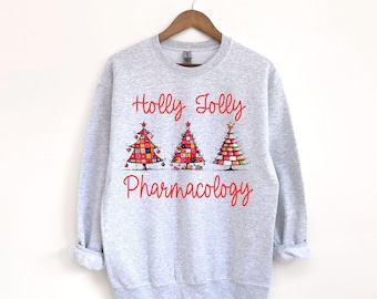 Pharmacist Christmas Shirt, PharmD Shirt, Pharmacology Sweatshirt, Holiday Sweater, Pharmacy Shirt, Gift for Pharmacist, Medical Shirt