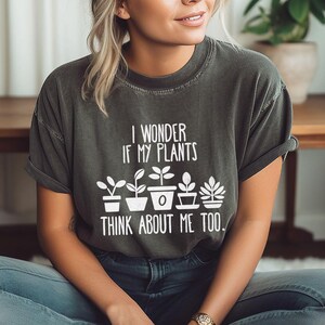 Plant Lover T-Shirt, Gardening Tee, Green Thumb Gift, Houseplant Shirt, Cute Gardening Apparel for Plant Enthusiasts, Botanical Shirt