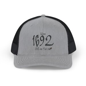 1692 witch hat, Halloween baseball hat, funny witch hat, Halloween apparel, gift for girlfriend, salem massachusetts, trucker hat image 4
