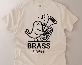 Euphonium Shirt, Brass Instrument Tee, Band Leader TShirt, Musician, Music Lover Gift