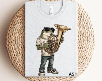 Euphonium Shirt, Brass Instrument Tee, Marching Band, High School Band, Music Leader, Music Teacher Gift