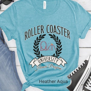 Roller coaster, roller coaster shirt, amusement park, county fair, carousel, ferris wheel, shirt for teen, adventure gift, coaster shirts