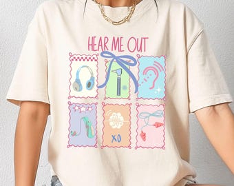 Audiologist Shirt, Hearing Doctor Tee, AuD Office TShirt, Audiology Shirt for ENT office, Hearing Aid Doctor Gift Idea, Ear Doctor Tee