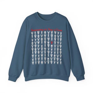 Fisherman Aesthetic 100 Days School Sweatshirt, Lobster Teacher Pullover, Cute Educator Appreciation Gift image 4