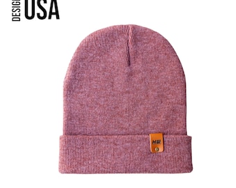 HAAKWEAR Knit Cuffed Beanie - Made in USA- Trendy Beanie
