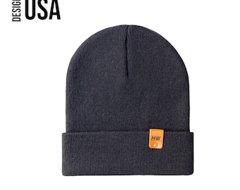 HAAKWEAR Knit Cuffed Beanie - Made in USA  - Top Seller- Trendy Beanie