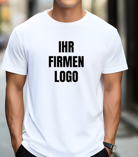 Tshirt mit Firmenlogo personalisiert Firmenbekleidung Geschenkidee Mitarbeiter Messe Werbeartikel Werbegeschenk Incentive Giveaway