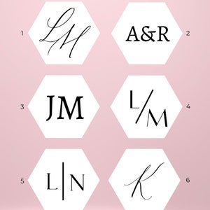 RINGBOX personalisiert mit Initialen Ringkästchen aus Samt Geschenk Hochzeit Verlobung Schmuckkästchen für Eheringe mit Name Hexagon Bild 6