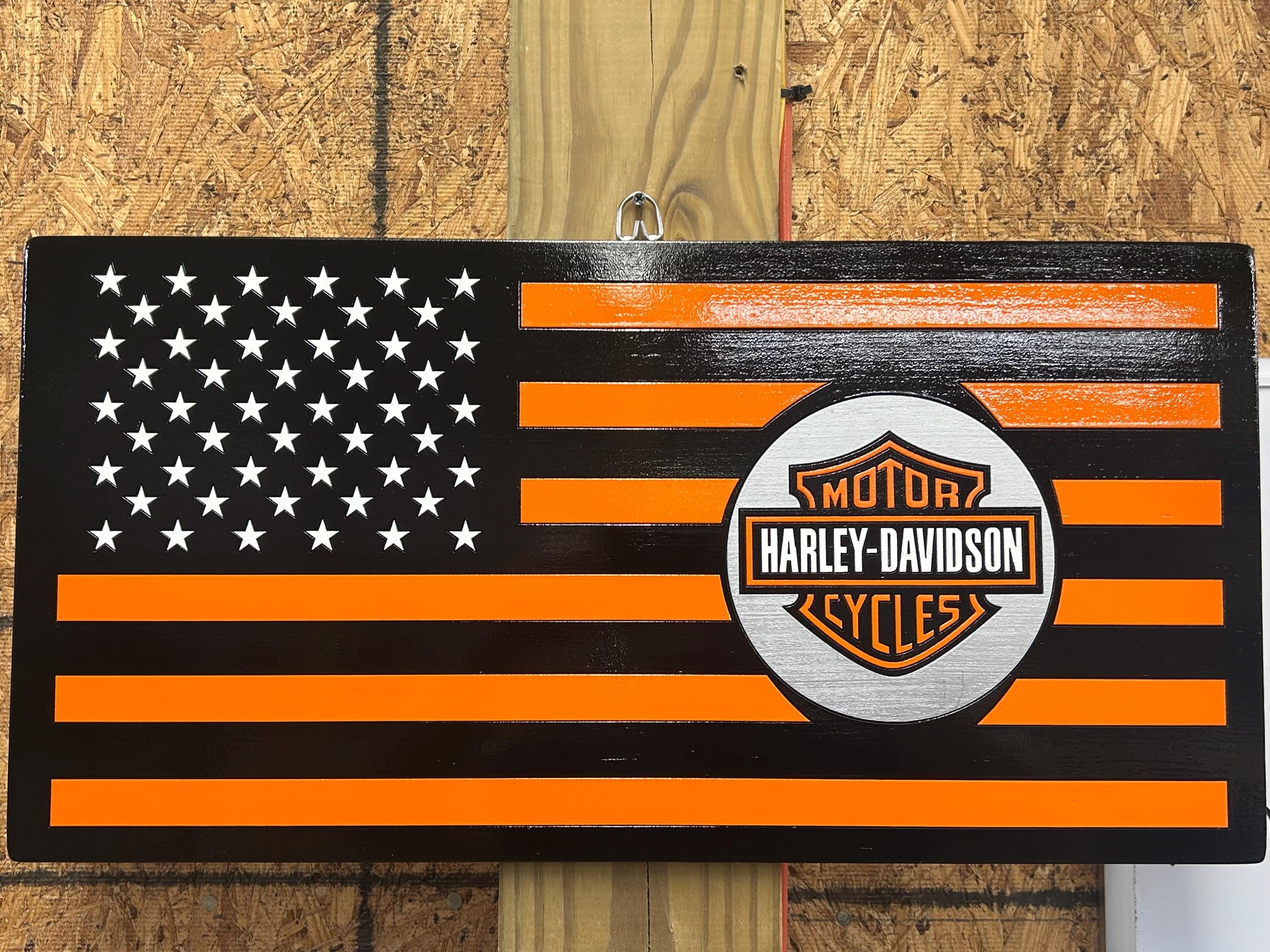 Harley Davidson Wood Sign - Etsy