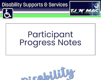 Plantilla de notas de progreso de los participantes