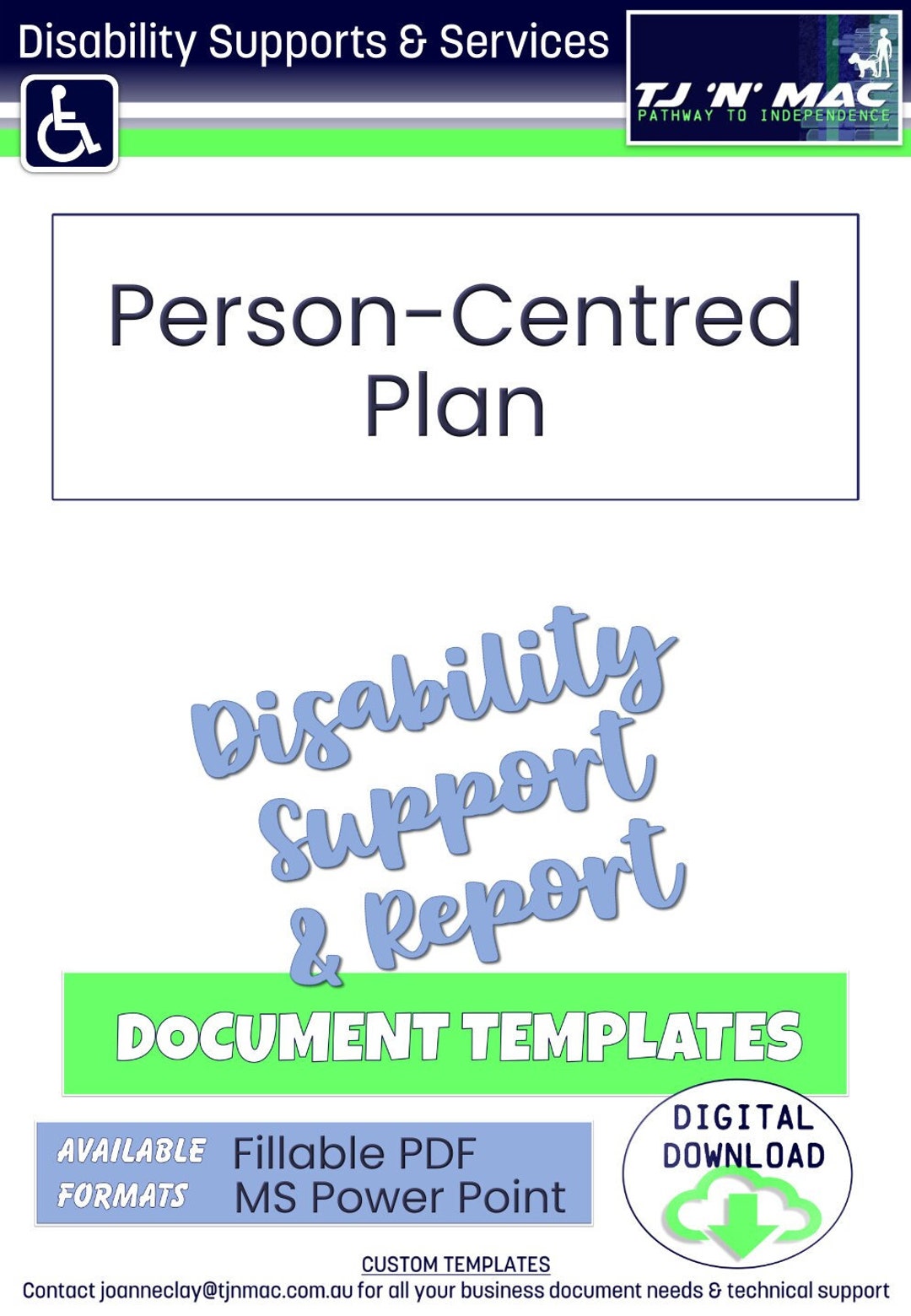 Personcentred Plan PCP Template Etsy Personcentred Plan PCP Template Etsy