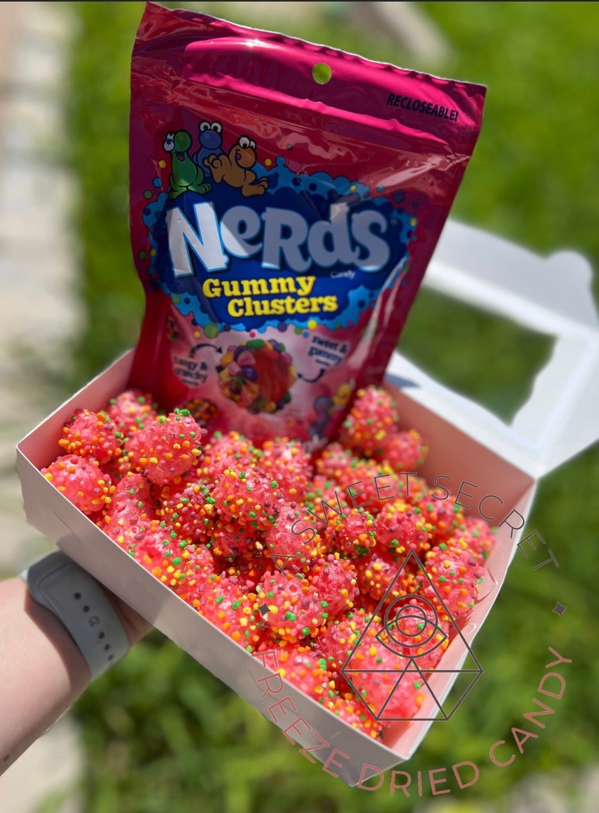 Nerds Gummy Clusters Variety Pack | Rainbow Gummy Clusters, Very Berry Gummy Clusters, Big Chewy Nerds | Individually Wrapped, Reclosable Bags of