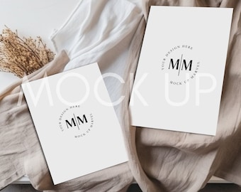 Wedding Invitation Mock Up | Psd Smart Object + Jpg | Invitation Suite Layout | Boho invite Mock Up | 3.5X5 Rsvp | Card Mockup