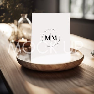 Card Mockup | Stationary Mockup | Wedding Invitation Mockup | Wedding Stationery Mockup | Smart Object | Desert Tone Mockup | Minimal Mock