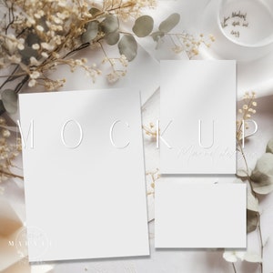 Card Mockup | Invitation Mockup | Wedding Invitation Mockup | Mockup Bundle | Stationery Mockup | 5X7 Ratio Mock | Rsvp Mock | Boho Mockup