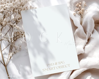 Mockup för gratulationskort | Mockup för bröllopsinbjudan | Mockup för babyshowerinbjudan | Mockup för kontorsmaterial | Mockup för kontorsmaterial | 5x7-mockup
