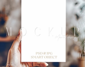Invitation Mockup | 5X7 Card Mock Up | Smart Psd | Wedding Invite Mockup | Brithday Card Mockup | Baby Shower Mockup | Blank Card Mockup